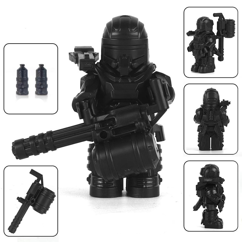 Science Bob - ฮาโลวีนเปลวไฟบัดกรีชุดป้องกันซอมบี้ MOC Building Blocks Ghost ภาพยนตร์แวมไพร์โครงกระดูกอิฐของขวัญเด็กเด็ก