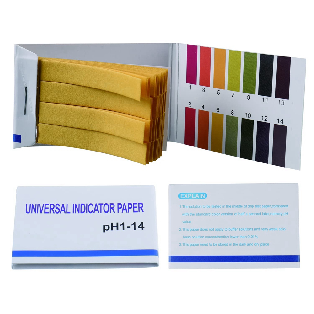 Ph Strip Test - 6 แพ็ค บรรจุ 480 ชิ้น แถบทดสอบค่า