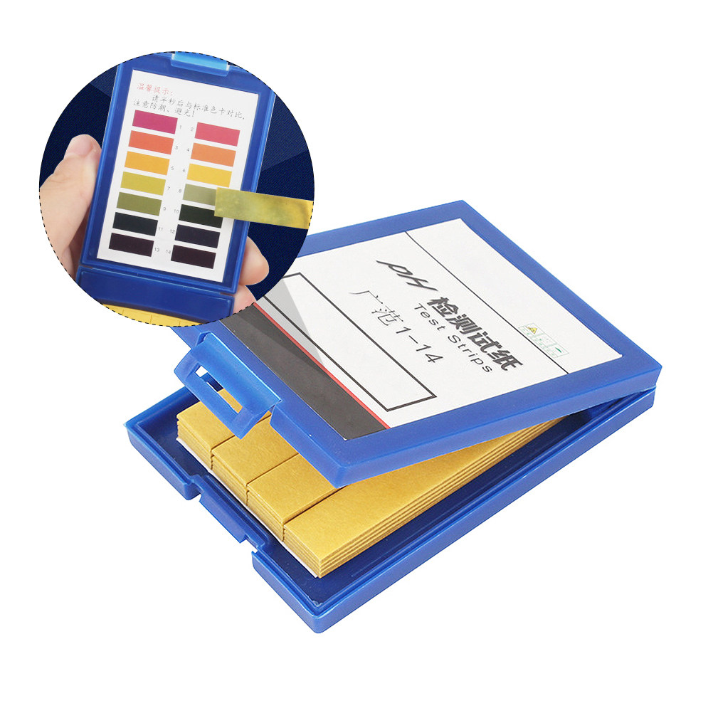 Ph Strip Test - กระดาษทดสอบค่า pH 80 ชิ้น 1-14 แถบทดสอบค่า