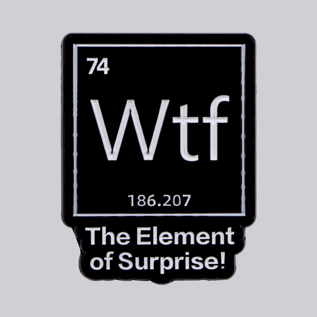 Science Bob - องค์ประกอบทางเคมี 74 เคลือบ Pins ผู้หญิงเข็มกลัดผู้ชาย Lapel