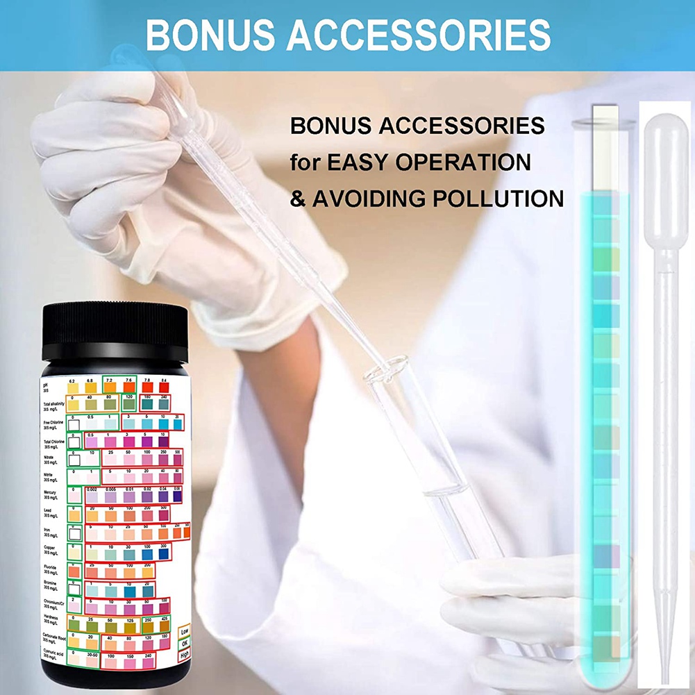 แถบทดสอบน้ำสำหรับใช้ในบ้านระดั - Ph Strip Test บทวิจารณ์และราคา