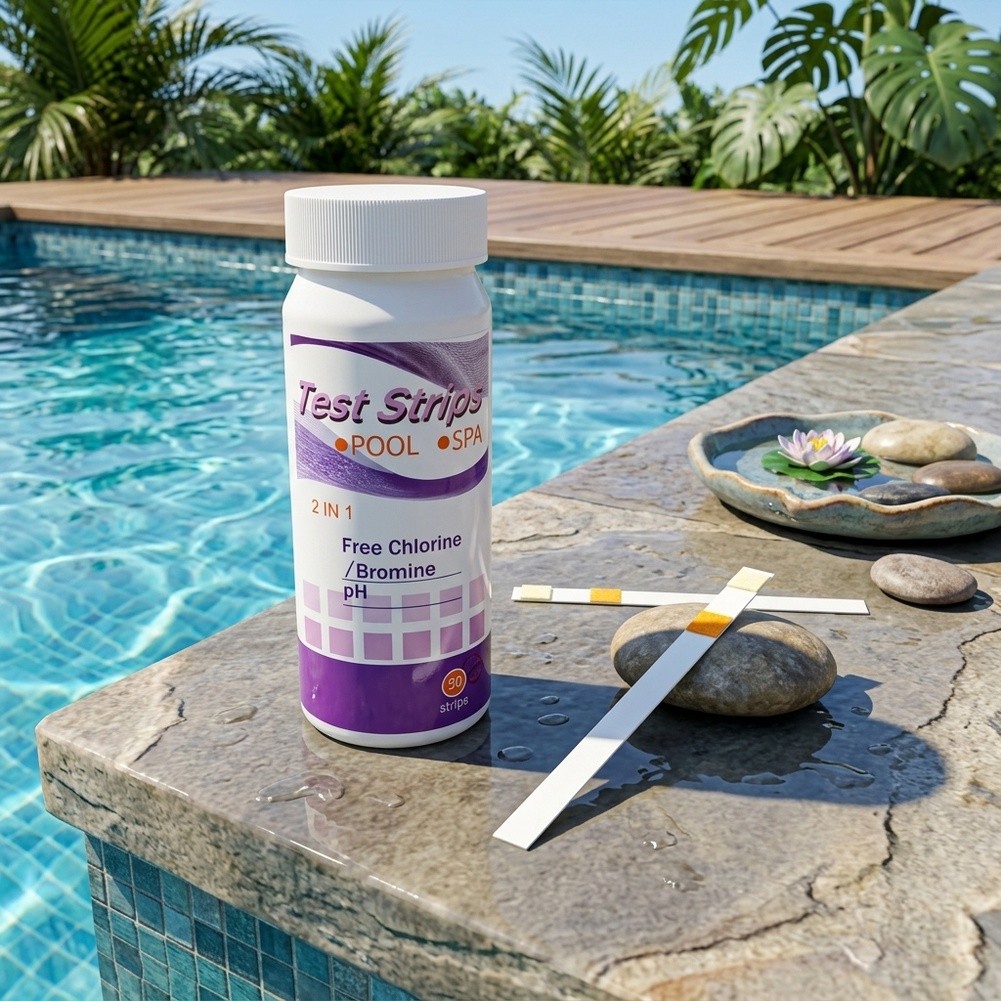 แผ่นทดสอบน้ำ 2 in 1 สำหรับสระว - Ph Strip Test บทวิจารณ์และราคา