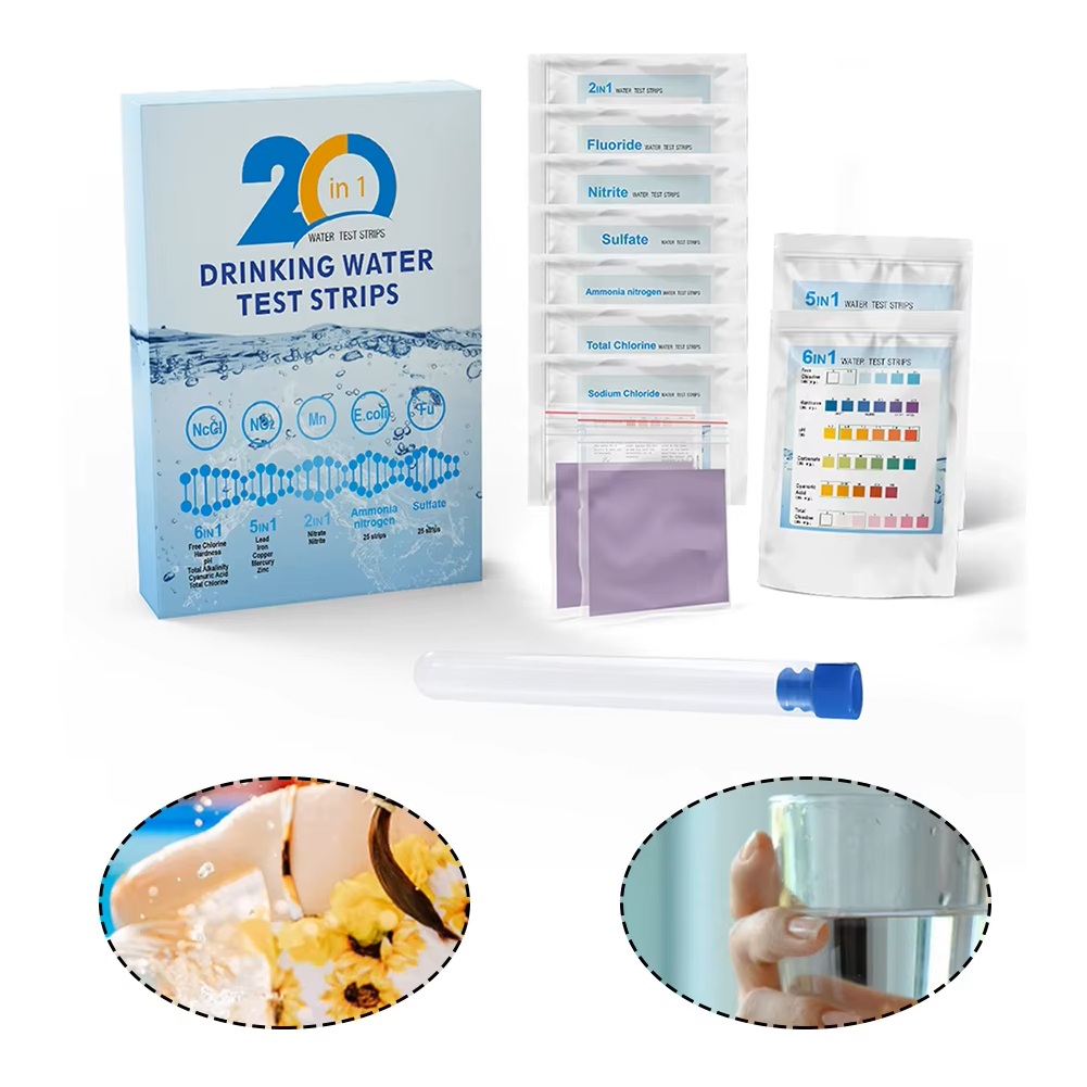 ชุดทดสอบน้ำ YAGO 20 in 1 สำหรั - Ph Strip Test บทวิจารณ์และราคา