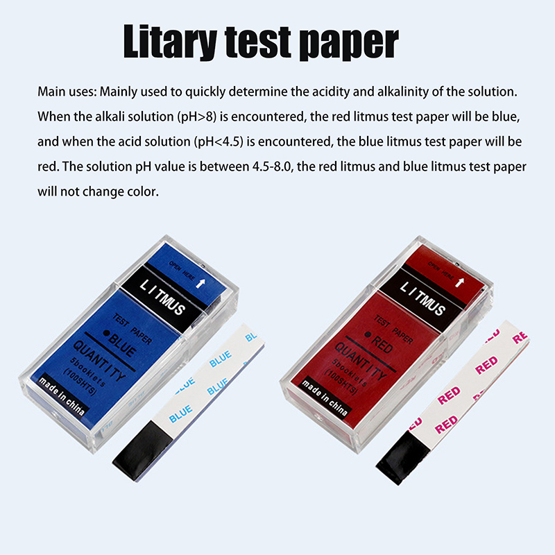100 แถบ/กล่อง แถบทดสอบค่า pH แ - Ph Strip Test บทวิจารณ์และราคา