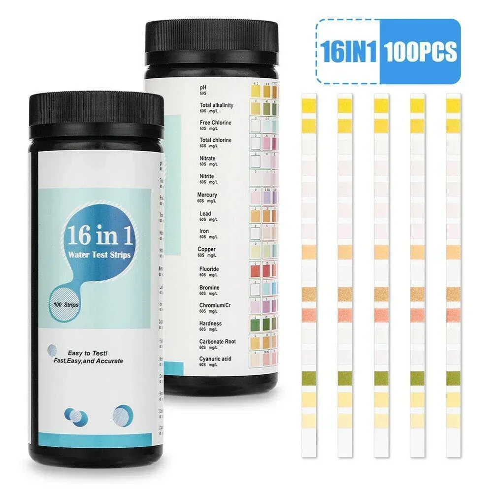 16 In 1 ชุดทดสอบน้ําดื่ม PH Te - Ph Strip Test บทวิจารณ์และราคา