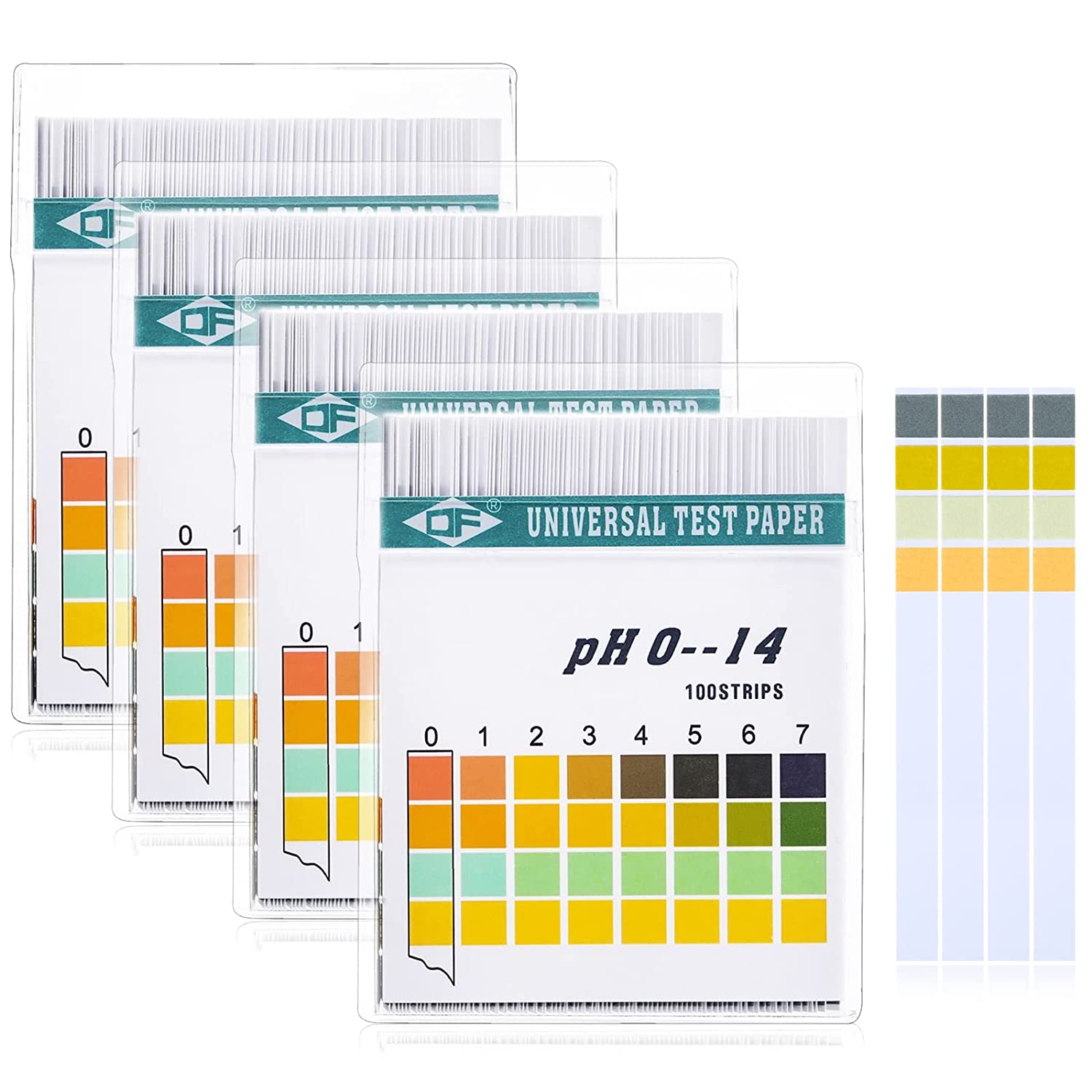 100 แถบ 0-14 PH อัลคาไลน์ตัวบ่ - Ph Strip Test บทวิจารณ์และราคา