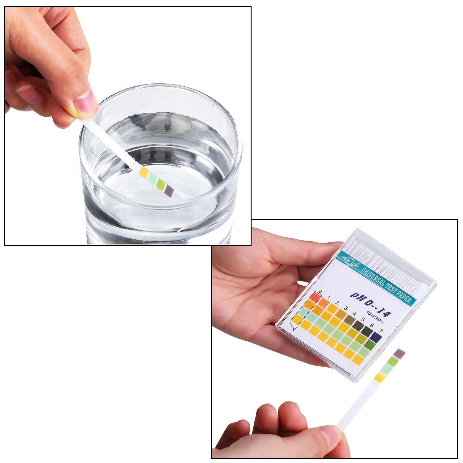 100 แถบ 0-14 PH อัลคาไลน์ตัวบ่ - Ph Strip Test บทวิจารณ์และราคา