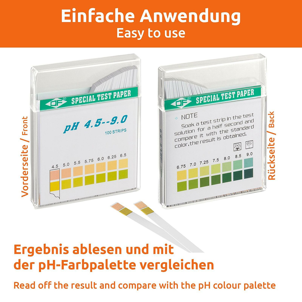 100 ชิ้น ชุดแถบกระดาษวัดค่า PH - Ph Strip Test บทวิจารณ์และราคา