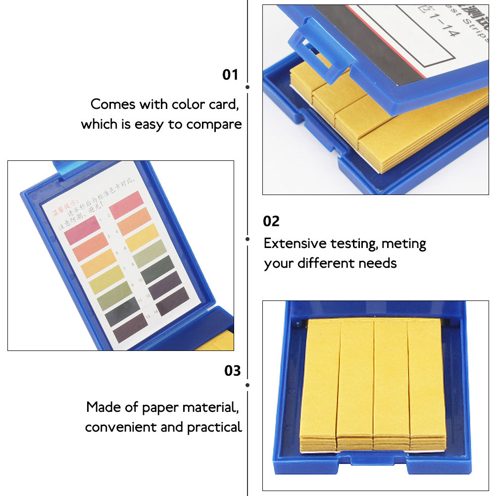 กระดาษทดสอบค่า pH 80 ชิ้น 1-14 - Ph Strip Test บทวิจารณ์และราคา