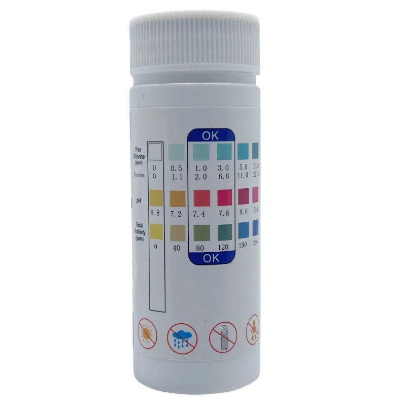แถบทดสอบคลอรีน PH สปา สระว่ายน - Ph Strip Test บทวิจารณ์และราคา