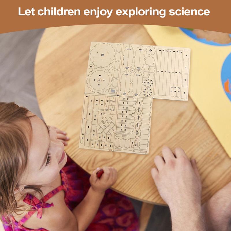 ไม้ดาวเทียมชุดทําชุด Hand Craf - Science Project Toys Making บทวิจารณ์และราคา